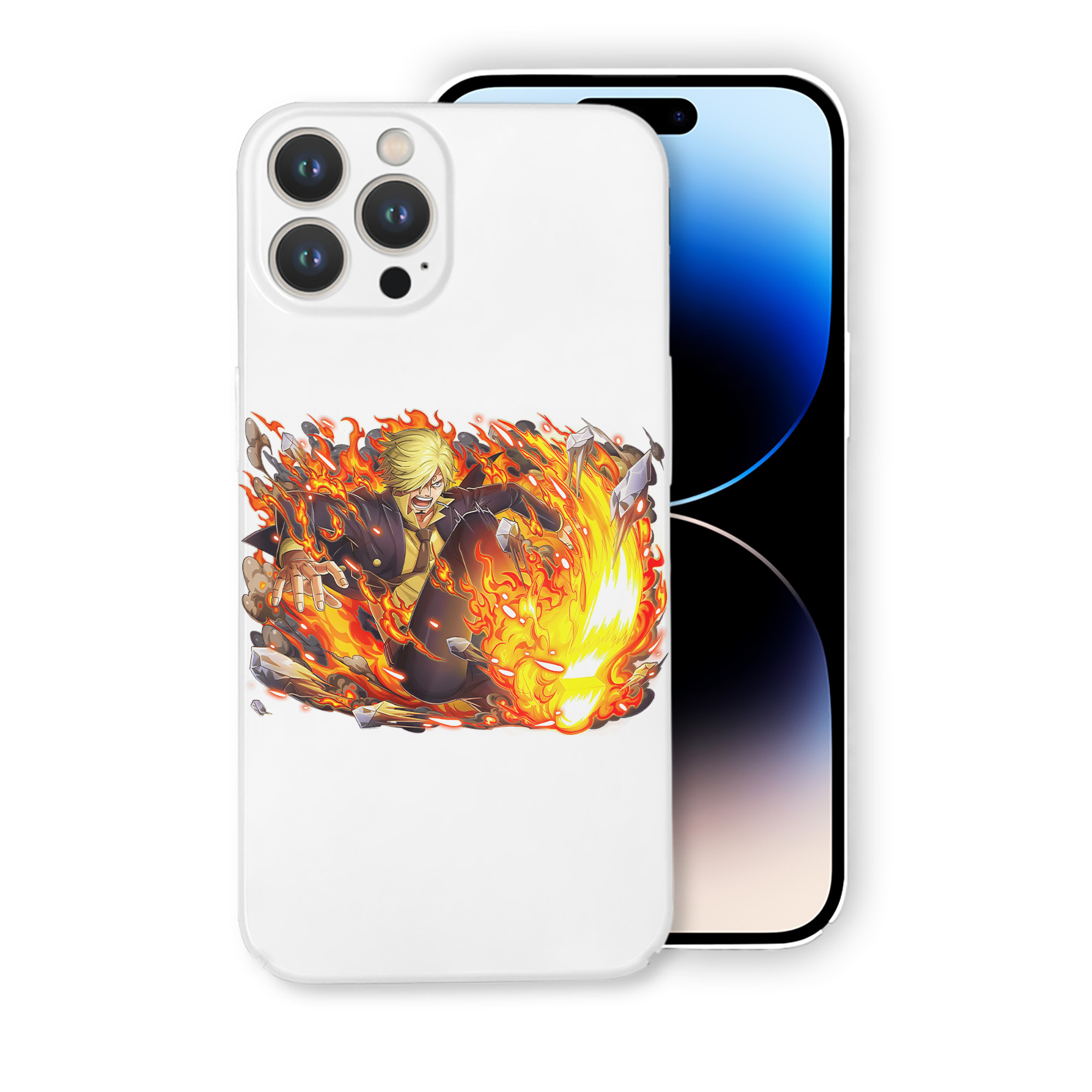 （画像用） ワンピース サンジ ONE PIECE Sanji 【iPhone 14シリーズ対応】ハードケース
